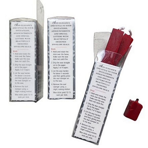 Gartner Studios Sealing Wax Bundle of 2 Gold Burgundy NIB - Picture 4 of 6